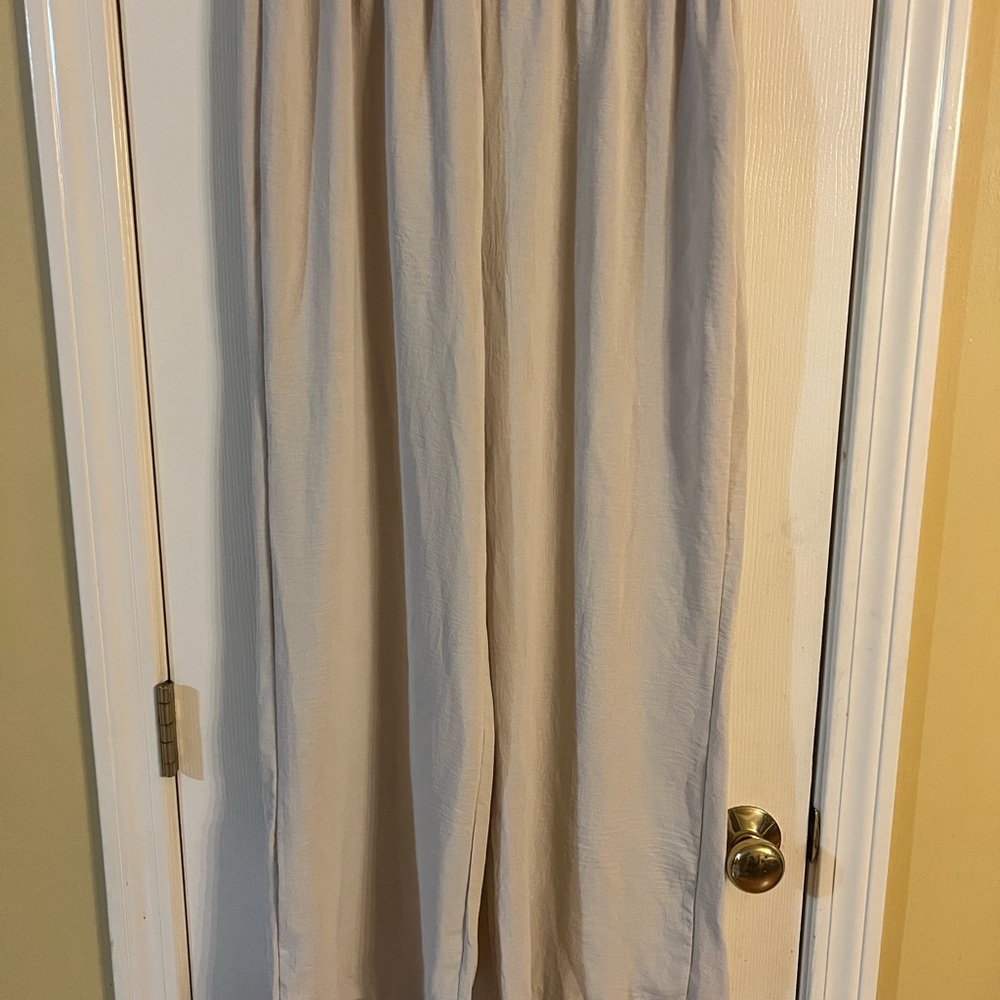 Elegant Light Beige Women's Pants